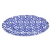 Santorini Flower Narrow Oval Platter