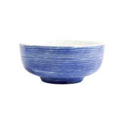 Santorini Stripe Medium-Footed Serving Bowl