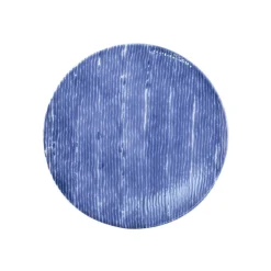 Santorini Stripe Salad Plate