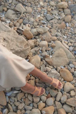 Santorini Vegetable Tanned Leather Sandal