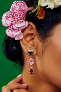 Sanya Multicolor Gemstones Earrings