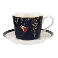 Sara Miller Chelsea Collection Teacup & Saucer in Blue