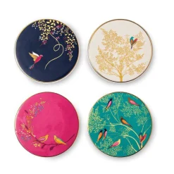 Sara Miller Chelsea Collection Ceramic Coaster Set