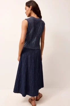 Sasha Skirt in Naval