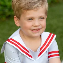 Saylor Shorts Set in Red Ribbon