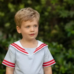 Saylor Shorts Set in Red Ribbon