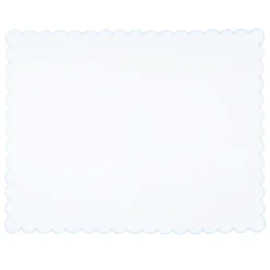 Scallop Baby Pillowcase in Sky