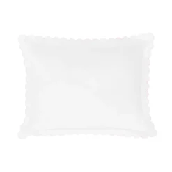 Scallop Baby Pillowcase in Blush