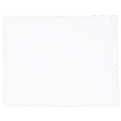 Scallop Baby Pillowcase in Blush