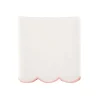 Scallop Crib Skirt in Blush
