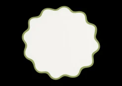 Scallop Edge Circle Placemat, Set of 4