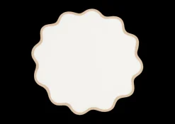 Scallop Edge Circle Placemat, Set of 4