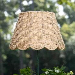 Scalloped Lampshade in Seagrass Twisted