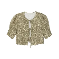 Scalloped Top in Leopard