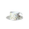 Scandinavian Floral Cup and Saucer