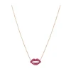 Scarlett’s Pink Sapphire Kiss Necklace