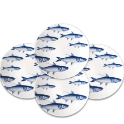 School of Fish Coupe Salad Plate