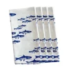 School of Fish Dinner Napkins, Set of 4