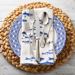 School of Fish Dinner Napkins, Set of 4