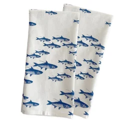 School of Fish Kitchen Towels, Set of 2