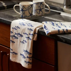 School of Fish Kitchen Towels, Set of 2