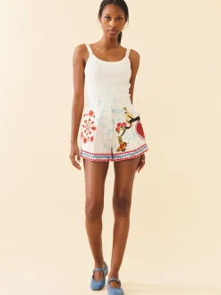 Scottie Shorts in Alfie White