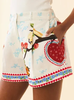 Scottie Shorts in Alfie White