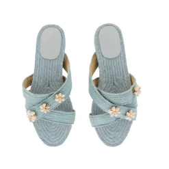 Sea Shella Espadrilles in Sky Blue