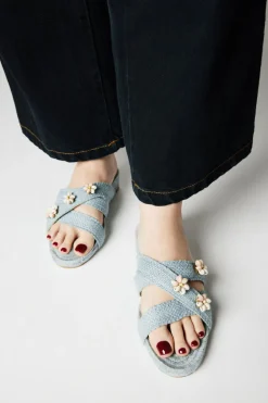 Sea Shella Espadrilles in Sky Blue