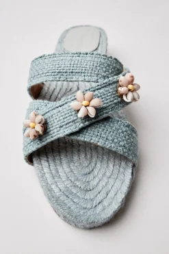 Sea Shella Espadrilles in Sky Blue