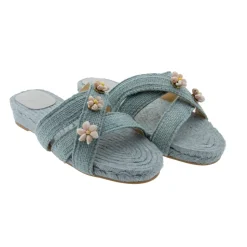 Sea Shella Espadrilles in Sky Blue