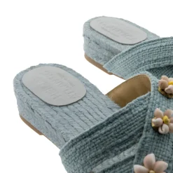 Sea Shella Espadrilles in Sky Blue