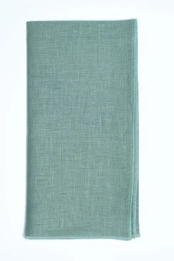 Sea Sonen Napkin with Green Small Trim, Set of 4