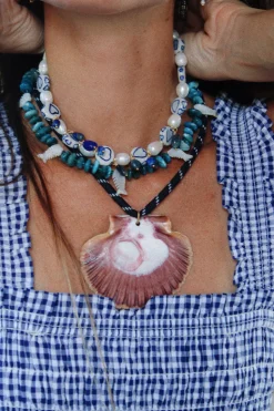 Seaside Heart Pearl Necklace