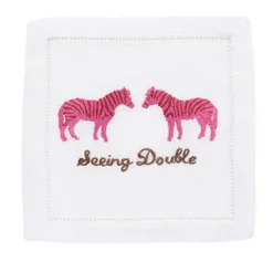 Seeing Double Cocktail Napkins, Set of 4