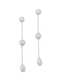 Selene Earrings in White