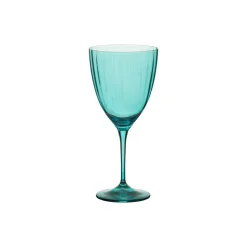 Sensa Collection Water Glasses in Turquoise, Set of 6