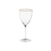 Sensa Collection Wine Glasses 9 oz. with Golden Rim, Set of 6