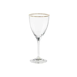 Sensa Collection Wine Glasses 9 oz. with Golden Rim, Set of 6