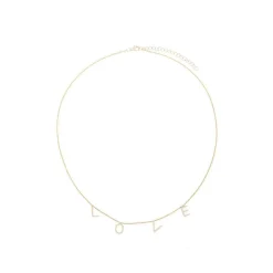 Separated Love Text Necklace