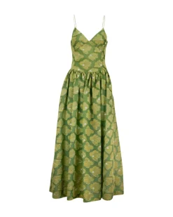 Serena Dress in Avocado