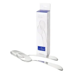 Sereno XXL Salad Serving Set Gift Boxed in Silver