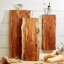 Serving Boards with Iron Handle