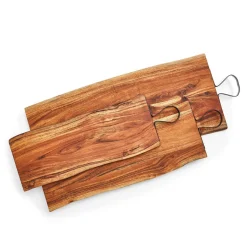 Serving Boards with Iron Handle