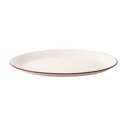 Serving Platter in Red Rim