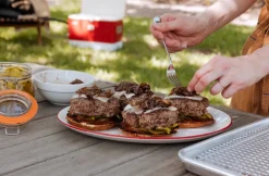 Serving Platter in Red Rim