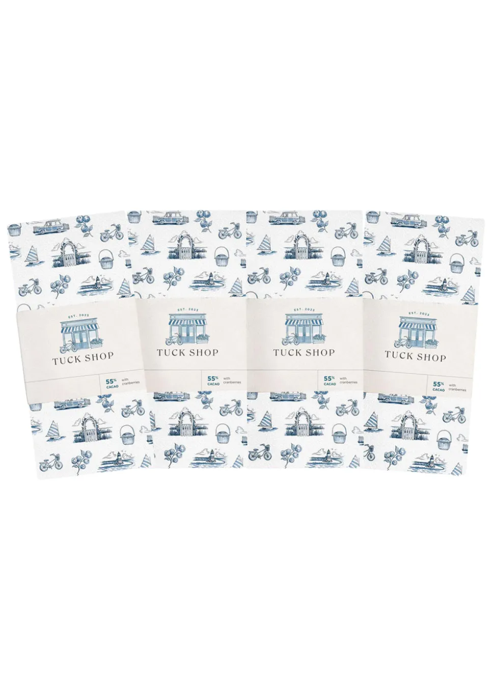 Set of Nantucket Cranberry Chocolate Bars