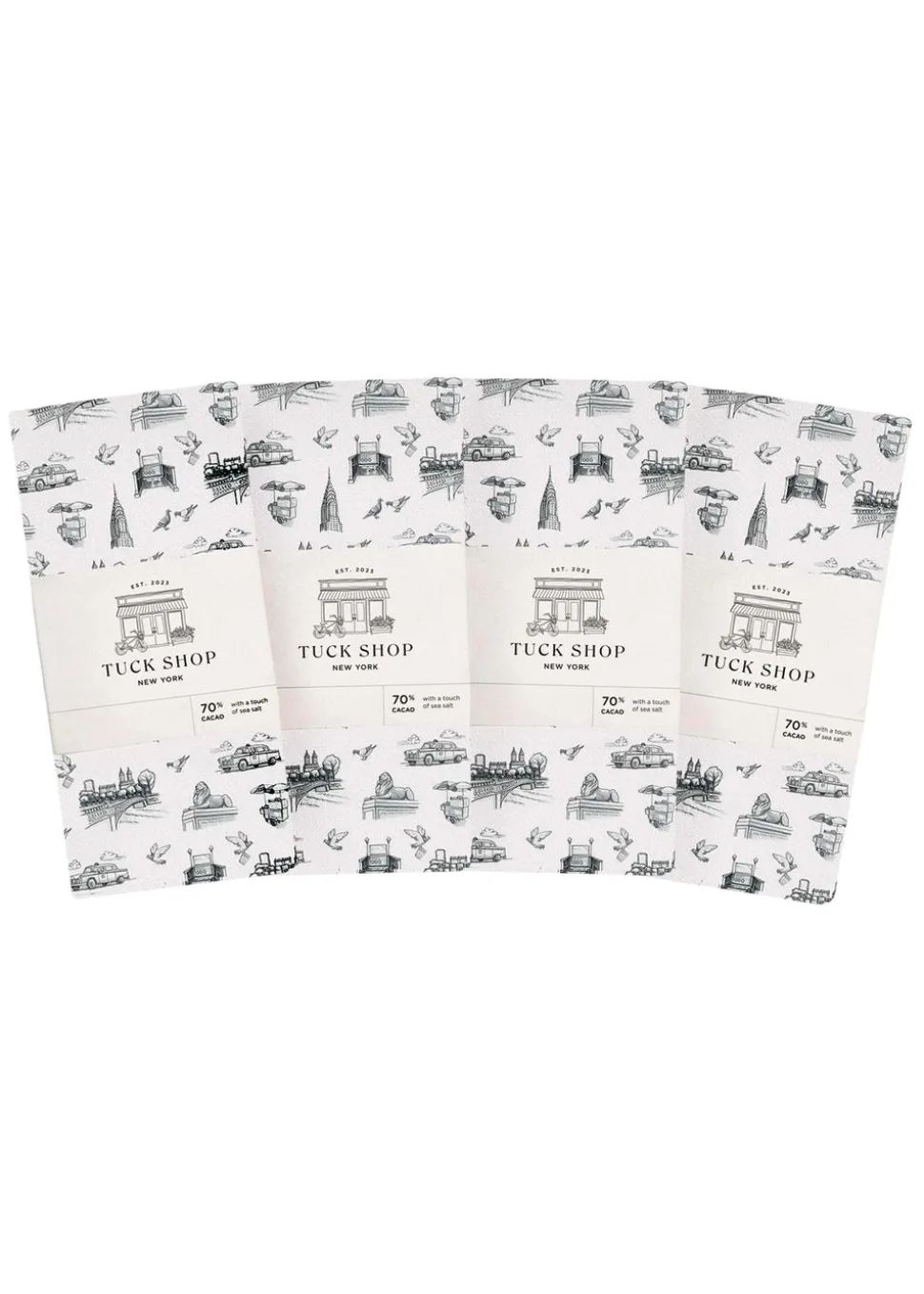 Set of New York Dark Chocolate Bars