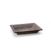 Shagreen Rectangular Vide Poche, Chocolate