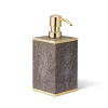 Shagreen Soap Pump, Chocolate